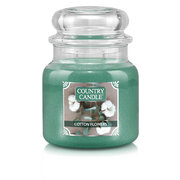 Country Candle Cotton Flowers средна ароматна свещ с 2 фитила (510g)