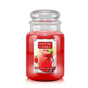 Country Candle Strawberry Lemonade голяма ароматизирана свещ с 2 фитила (737 g)