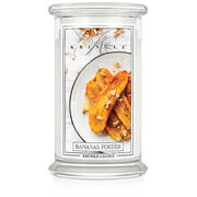 Kringle Candle Banana's Foster голяма ароматизирана свещ с 2 фитила (624 g)