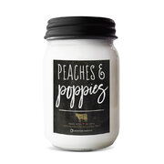 MILKHOUSE CANDLE Peaches & Poppies ароматизирана свещ Farmhouse Jar (368 g)