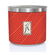 Kringle Candle TUMBLER Bourbon Apple & Oud Ароматизирана свещ с 3 фитила (411g)