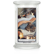 Kringle Candle Kittens & Cashmere голяма ароматизирана свещ с 2 фитила (624 g)