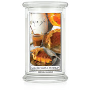 Kringle Candle Salted Maple Pumpkin голяма ароматизирана свещ с 2 фитила (624 g)
