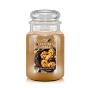 Country Candle Almond Butter Cookies голяма ароматизирана свещ с 2 фитила (737 g)