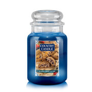 Country Candle Glazed Berry Scones голяма ароматизирана свещ с 2 фитила (737 g)