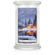 Kringle Candle Blankets & Snowflakes голяма ароматизирана свещ с 2 фитила (624 g)