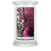 Kringle Candle Sugar Plum & Myrrh голяма ароматизирана свещ с 2 фитила (624 g)