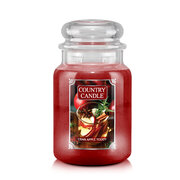 Country Candle Cran Apple Toddy голяма ароматизирана свещ с 2 фитила (737 g)