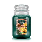Country Candle Winter Spice голяма ароматизирана свещ с 2 фитила (737 g)