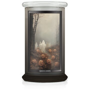 Kringle Candle Halloween Print Based Ghost Spirits голяма ароматизирана свещ с 2 фитила (624 g)