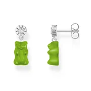 Thomas Sabo H2330-052-6 Ohrstecker mit grünen Goldbären silber Damen