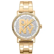 DKNY DK1L035M0215 Soho Logo Gold - Дамски часовник