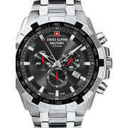 Swiss Alpine Military 7043.9237 sapphire crystal Chronograph Mens Watch