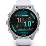 Garmin Fenix 8 43mm AMOLED Silver/whi - часовник