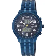 ETT Eco Tech Time EGS-11735-32M Mens Watch Solar Drive Radio-controlled 48mm 10ATM 