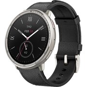 Amazfit Active 2 Round NFC Black Leath Leather