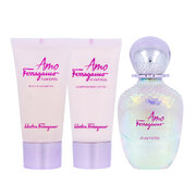 Ferragamo Amo Ferragamo Flowerful Подаръчен комплект Тоалетна вода 50ml + Душ гел 50ml + Мляко за тяло 50ml