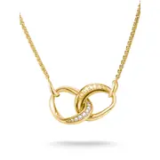Thomas Sabo KE2380-M01-14-L45V Necklace Together with White Cubic Zirconia for Women, Adjustable