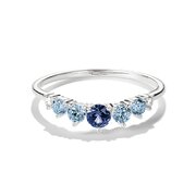 Thomas Sabo TR2551-166-1-56 Ring with Blue Stones for Women