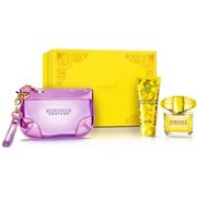 Versace Yellow Diamond Подаръчен комплект, Тоалетна вода 90ml + Мляко за тяло 100ml + козметична чанта
