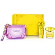 Versace Yellow Diamond Подаръчен комплект, Тоалетна вода 90ml + Мляко за тяло 100ml + козметична чанта