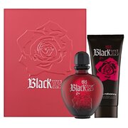 Paco Rabanne Black XS for Her Подаръчен комплект, Тоалетна вода 50ml + Мляко за тяло 100ml (Metal Box)