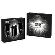 Mont Blanc Emblem Подаръчен комплект, Тоалетна вода 100ml + balzam po holení 100ml + Душ гел 100ml