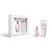 Replay Jeans Spirit! for Her Подаръчен комплект, Тоалетна вода 20ml + Мляко за тяло 100ml