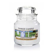 Ароматизирана свещ в стъкло Classic malý Clean Cotton 104 g