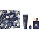 Versace Dylan Blue Подаръчен комплект, Тоалетна вода 100ml + Тоалетна вода 5ml + Душ гел 150ml