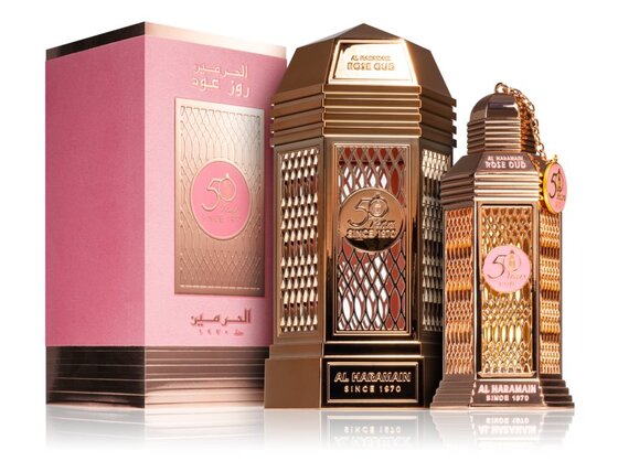 al-haramain-50-years-rose-oud-parfumovana-voda-unisex - rozbalený Al haramain 50 years rose oud parfémovaná voda 100ml - rozbalený produkt - al-haramain-50-years-rose-oud-parfumovana-voda-unisex - rozbalený