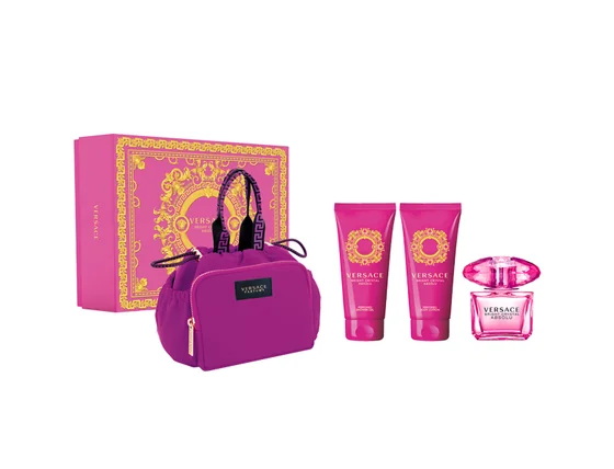 Versace bright crystal absolu darčeková sada, parfémovaná voda 90ml + telové mlieko 100ml + sprchový gel 100ml + kozmetická taška - Versace Bright Crystal Absolu edp 90ml set